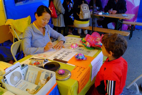 Kalligraphie am Asiafest